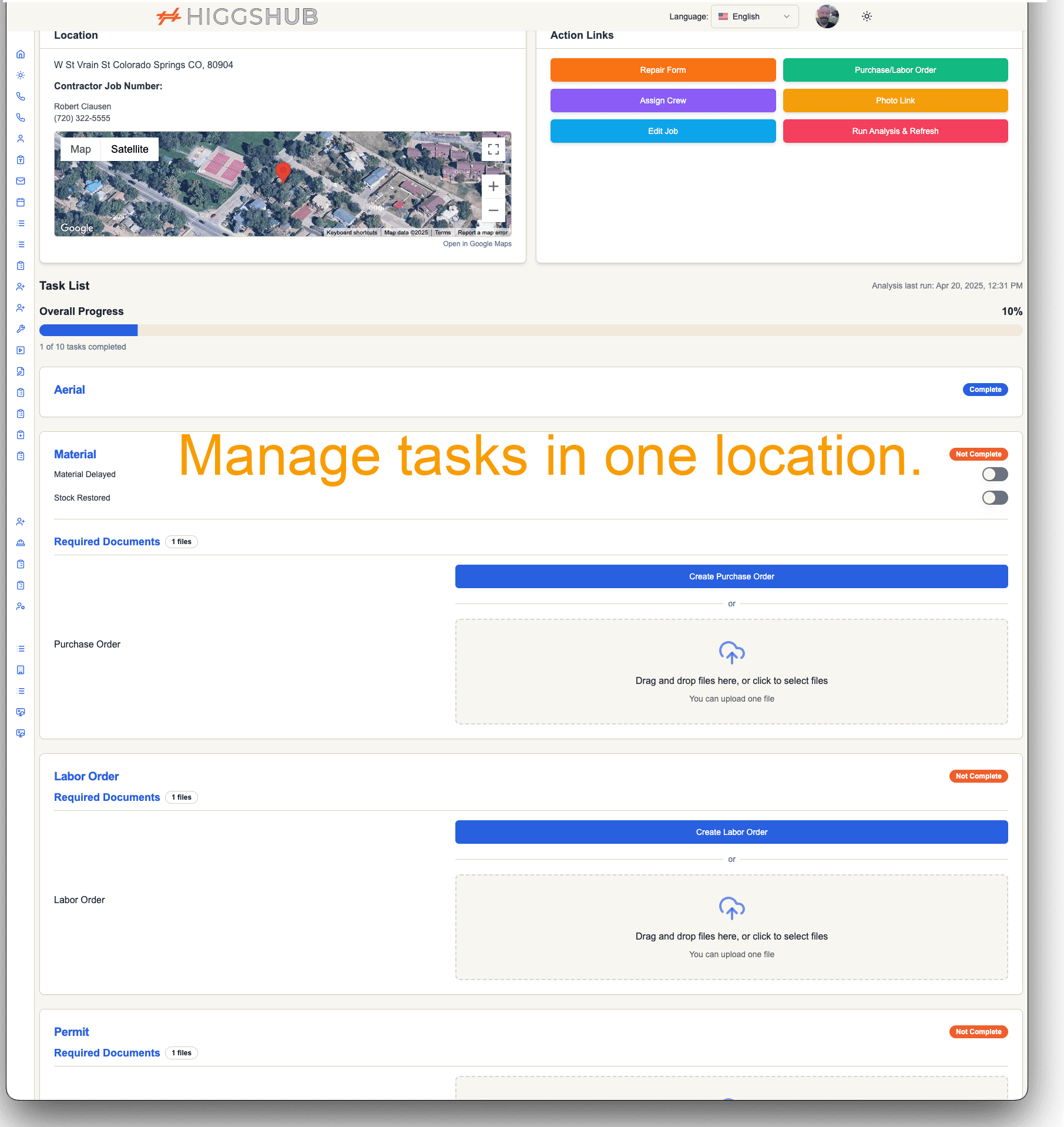 Task Tracking Dashboard
